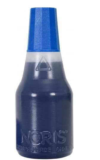 Blæk til stempler, blå, 25 ml