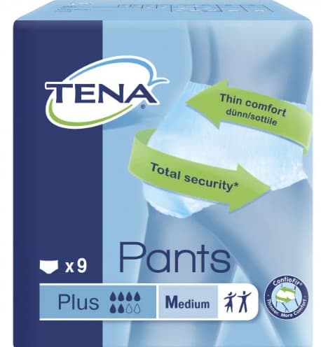 Tena, Byxor Plus, Absorberande Underkläder, 9 stycken