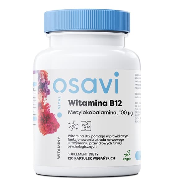 Osavi B12-vitamiini 100mcg, 120 kapselia
