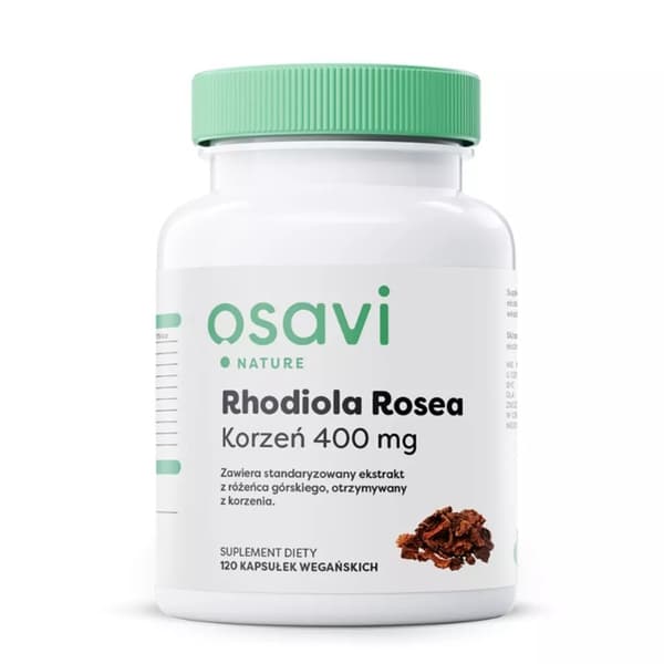 Osavi Rhodiola Rosea Rot 400mg, 120 kapslar