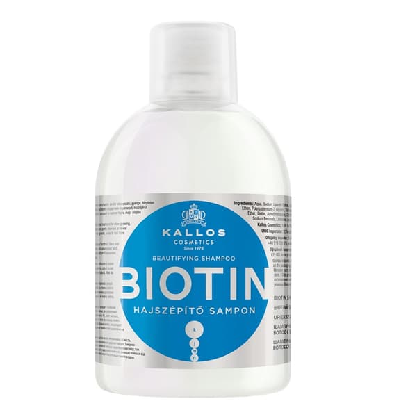 Kallos KJMN Biotiini Kaunistava Shampoo, 1000 ml