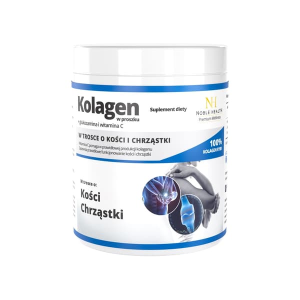 Noble Health Premium Kollageeni Jauhe + Glukosamiini ja C-vitamiini, 100 g