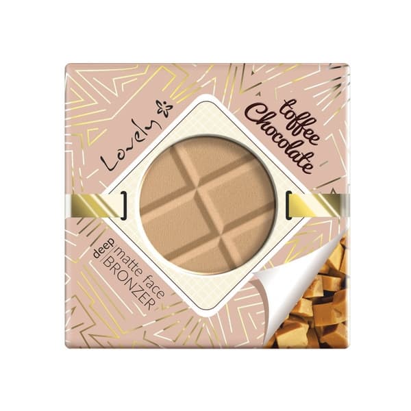 Elegant Mörk Choklad Matt Bronzpuder för Ansikte & Kropp, 9g