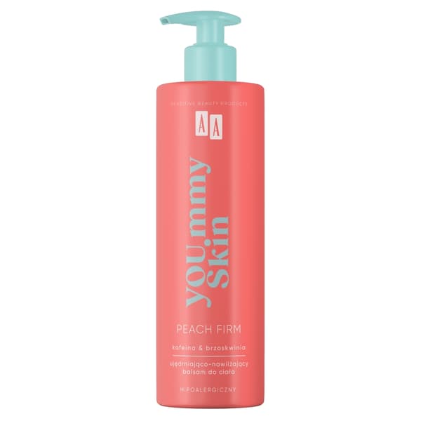 AA YOU.mmy Fersken Firm Opstrammende og Fugtgivende Bodylotion, 400ml