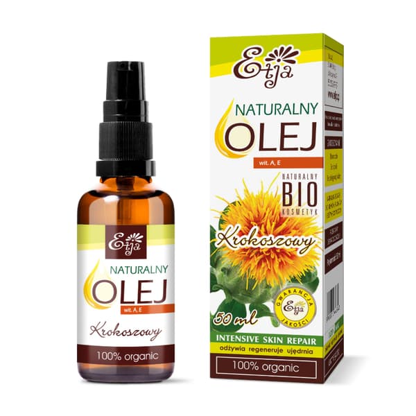 Ekologisk Naturlig Safflorolja Etja, 50 ml