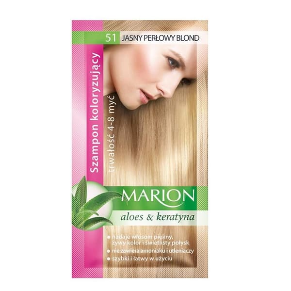 Marion Färgningsschampo 51 Ljus Pärlblond, 40 ml