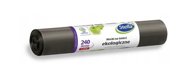 Stella Ekologiska Soppåsar 240L, 5-pack