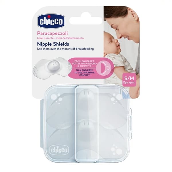 Chicco Pienet Silikoniset Nänninsuojat, Mukana 2 Kpl
