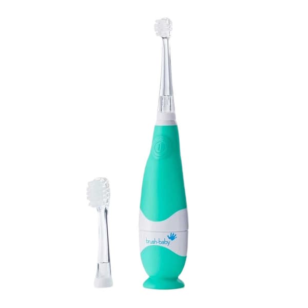 Brush-Baby BabySonic Elektrisk Tandborste för Små Barn 0-3 År Myntgrön