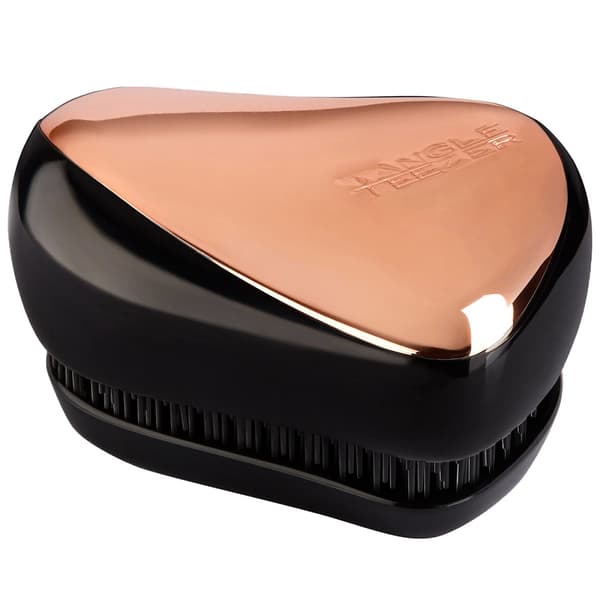 Tangle Teezer Kompakti Hiusharja Ruusukulta Musta
