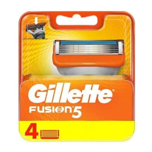 Gillette Fusion5 Vaihtoterät Parranajokoneisiin, 4 kpl