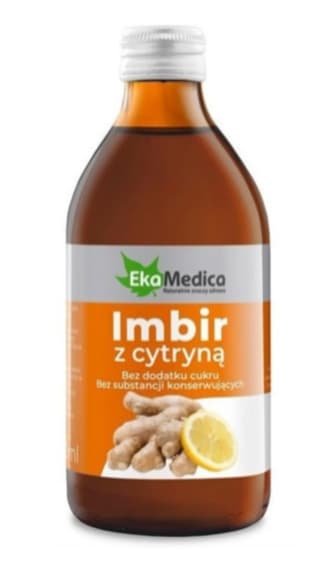 Ingefära & Citron Ekologisk Juice, 250 ml