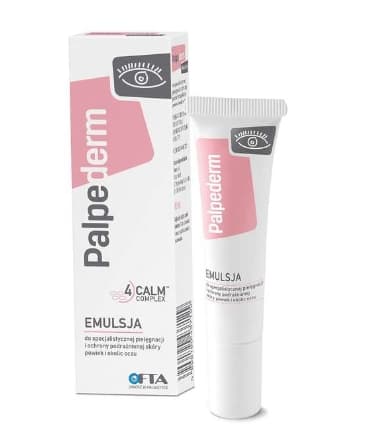 Palpederm Øjen- og øjenlågpleje Emulsion til irritated hud 15ml