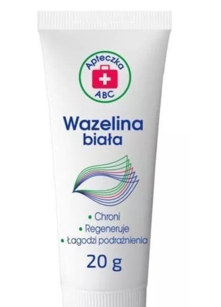 Hvid Kosmetisk Vaseline ABC 20g