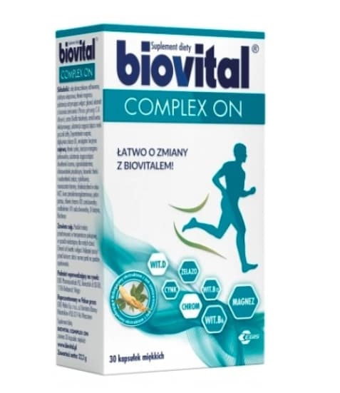 Biovital Kompleks ON, 30 kapsler