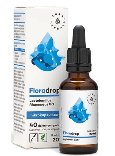 Aura Herbals, Floradrop Laktobacillus Rhamnosus GG, 20 ml --> Aura Herbals, Floradrop Laktobacillus Rhamnosus GG, 20 ml