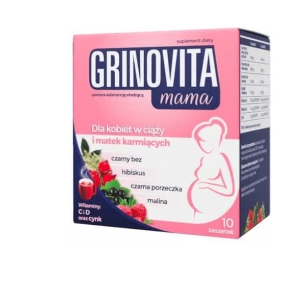 Grinovita Äiti Ravintolisä, 10 annospussia