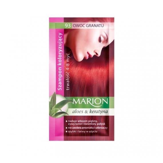 Marion Hiusten Värjäys Shampoo 93 Granaattiomena 40 ml