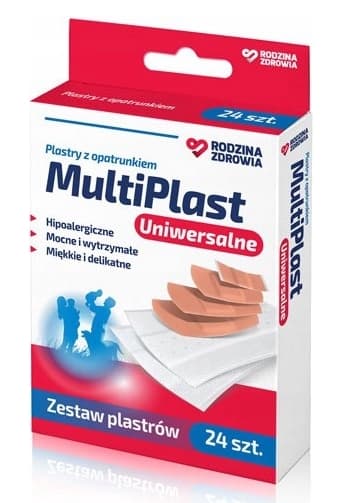 Familjens Hälsa Multifunktionsplåster, Universal, 24 stycken