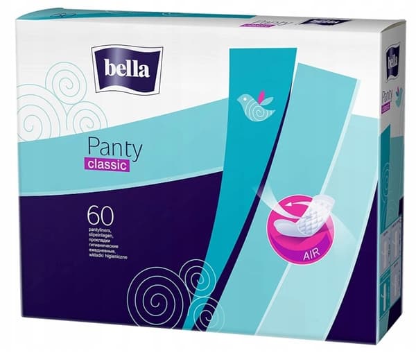Kvinnors hygieniska inlägg - Bella Classic, 60 st.