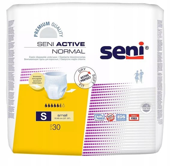 Skyddande Inkontinenskalsonger Seni Active Normal 30 st S