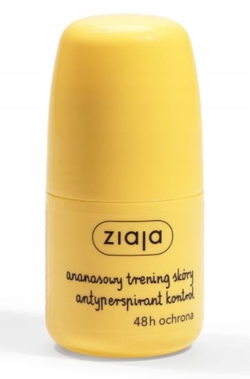 Ziaja, Ananas Skins Träning, Antiperspirant Roll-on, 60 ml
