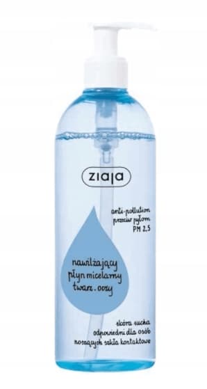 Ziaja Tehokas Mikromolekyylinen Puhdistusvesi, 390 ml