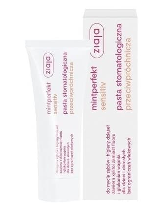 Ziaja, Mintperfekt Sensitiv, Hampaidenpesutahna, 75 ml