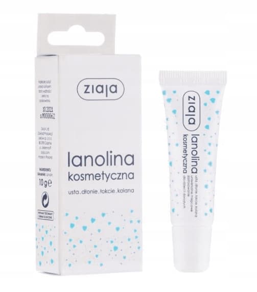 Ziaja, Lanolinsalva, 10 g - Läppbalsam och hudsalva med lanolin