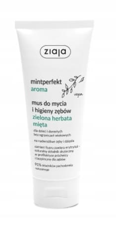 Ziaja, Mintperfect Aroma Tandpleje- og hygiejnegel - Grøn te Mynte, 100 ml.