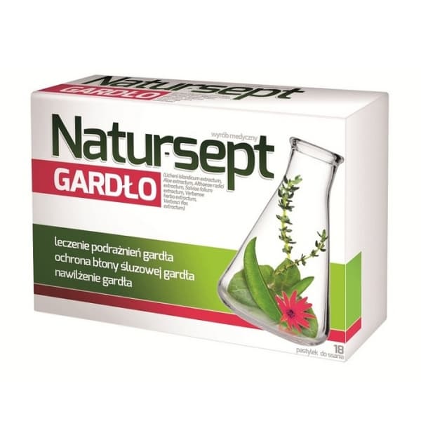 Natursep Hals - Hals Lugnande Sugtabletter, 18 st.