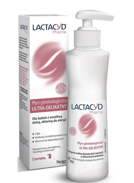 Lactacyd Pharma Ultra-Delikat Intimtvätt 250ml - Mild intimhygien för känslig hud.