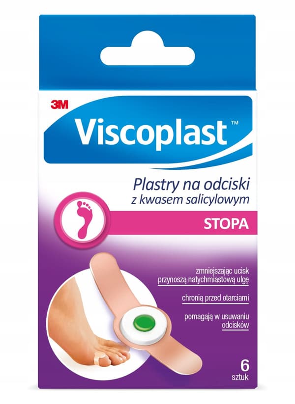 Plastre til ligtorne med salicylsyre, 6 stk.
