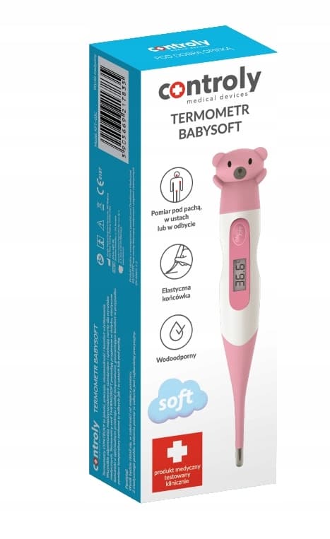 Barntermometer, Controly Baby Soft, 1-pack