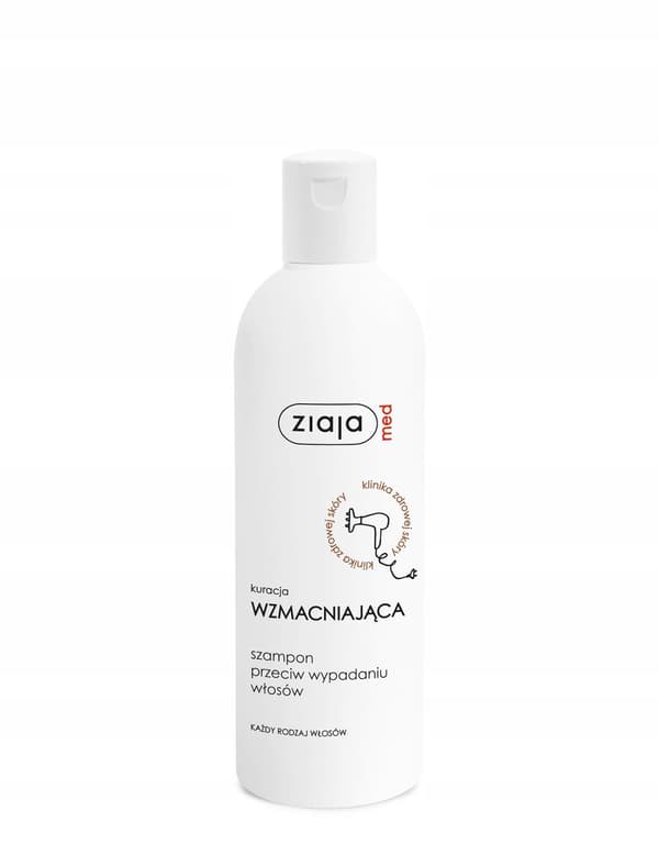 Ziaja Med, Hiustenlähtöä ehkäisevä vahvistava shampoo, 300 ml