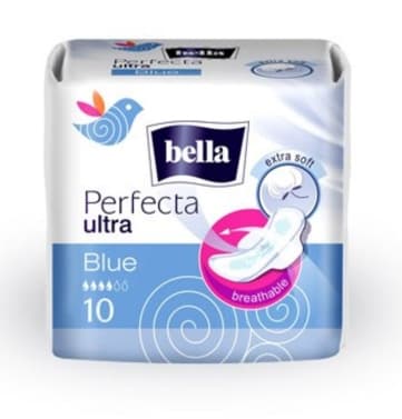 Bella Perfecta, Ultra Blue, 10 stykker menstruationsbind