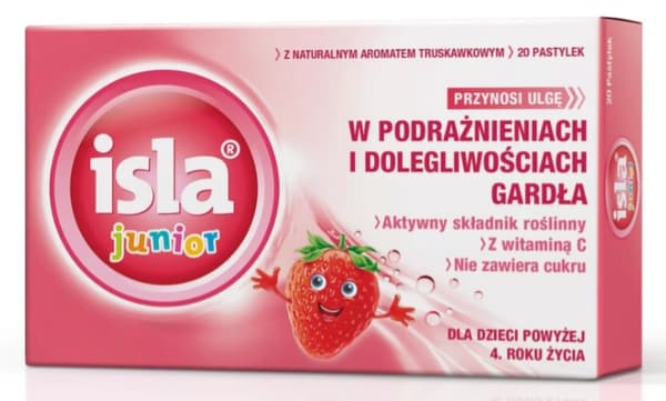 Isla Junior, sugtabletter för barn, 20 stycken