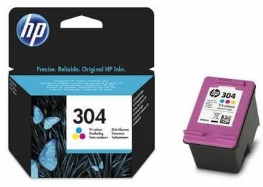 HP Färgat Bläck 304=N9K05AE för HP Skrivare