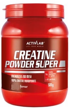 Kraftfullt Kreatinpulver med Super Svart Vinbär, 500g