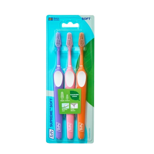 TePe Överlägsen Tandborste Mjuk, 3-pack