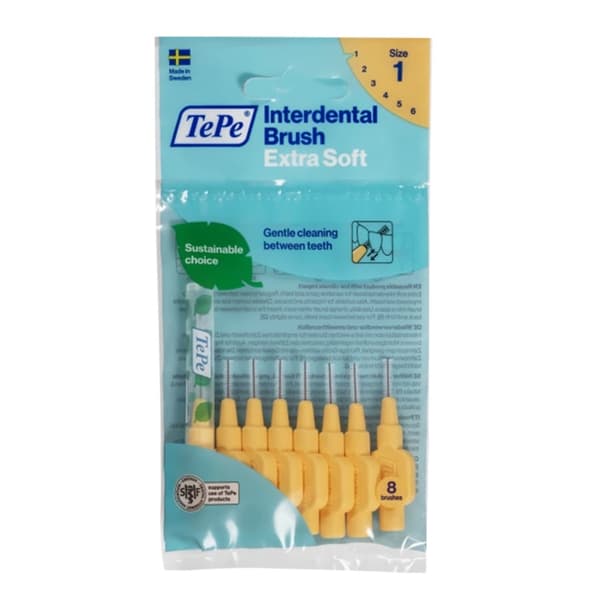 TePe Extra Soft Mellanrumstandborstar 0.45mm Orange, 8-pack
