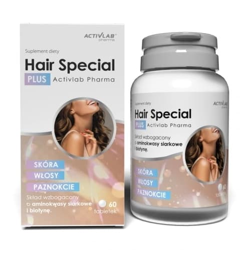 Hälsosam Hårstöd: Aktivlab Hårspecial Plus, 60 tabletter
