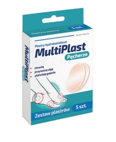 MultiPlast Blåsor, Hydrokolloidplåster, 5 stycken