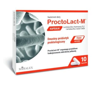 ProctoLact-M, 10 kapsler