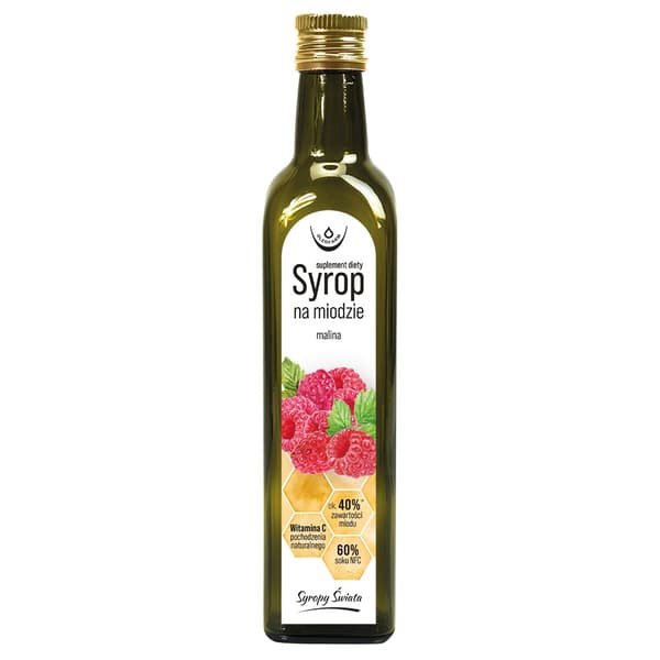Hallon & Honungssaft, Smaksatt med Äkta Hallon, 250 ml