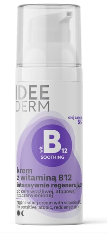 Idee Derm, Intensivt Regenererende Creme med B12-vitamin, 50 ml