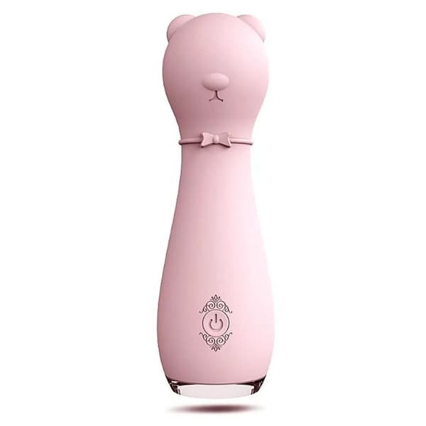 Katte Ansigt Maske Vibrator med 9 Vibrationsfunktioner - Lysrosa Farve