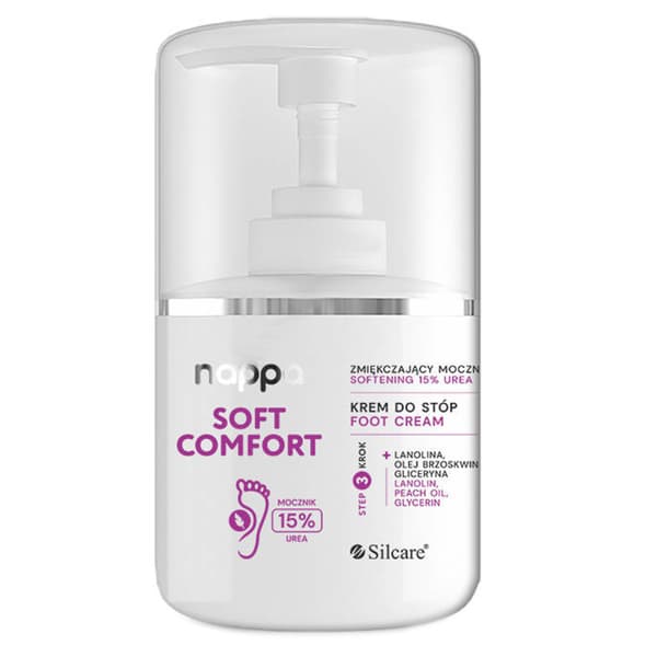 Silcare Nappa Blød Comfort Blødgørende Fodcreme med 15% Urea, 250 ml