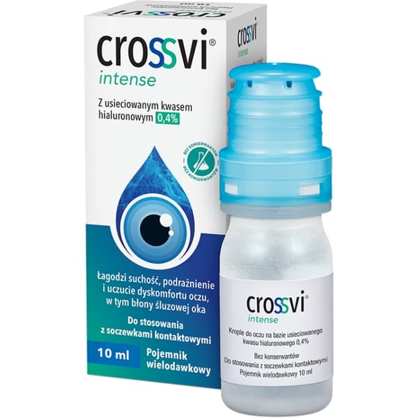 Crossvi Intensiv Ögondroppar, 10 ml