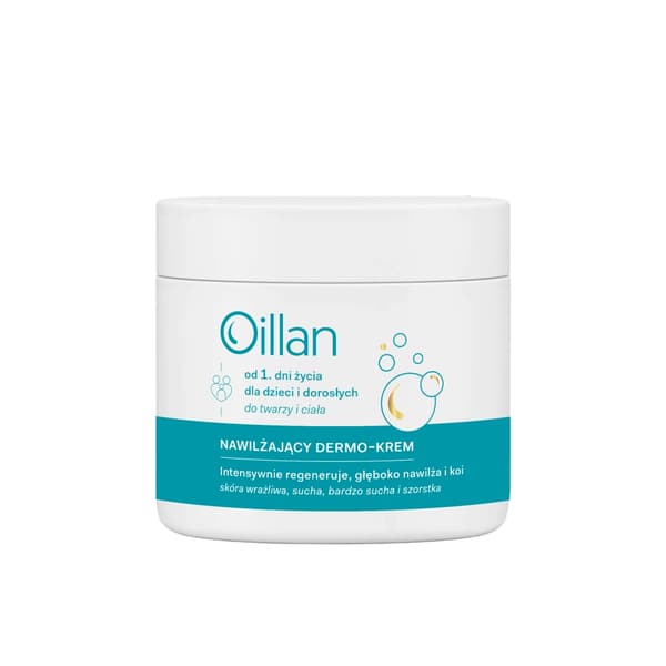Oillan Fugtgivende Dermo-Creme, 500 ml